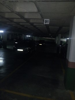 Aparcamiento de El Valle, en Jaén