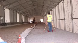 Trabajos De Cierre De La Primera Línea De La Celda 29 En El Cabril