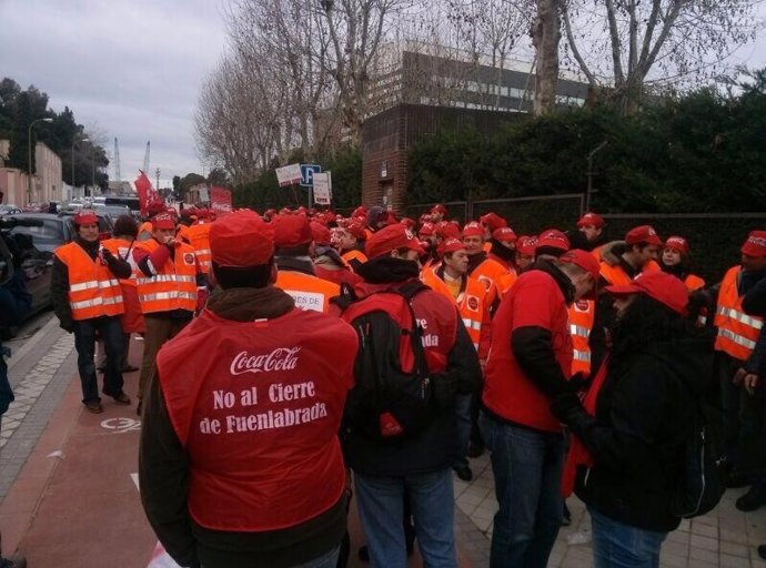 Trabajadores de Coca Cola