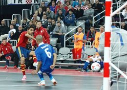 Aicardo, España-Italia fútbol sala