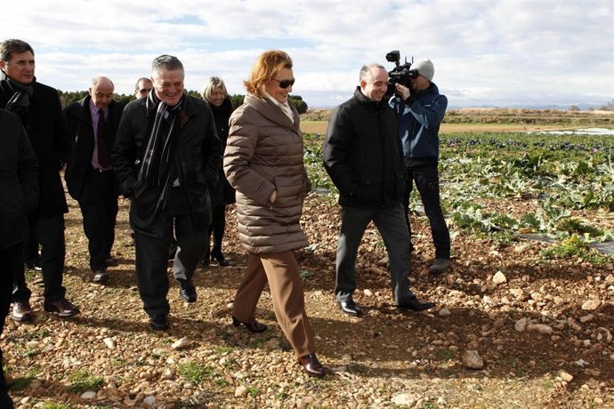 La presidenta del Gobierno de Aragón en la Ciudad Residencial Sonsoles de Atades