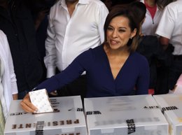 La excandidata del PAN a la presidencia de México, Josefina Vázquez Mota. 