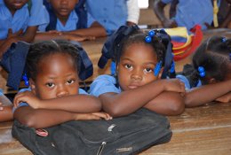 Niños en Haití