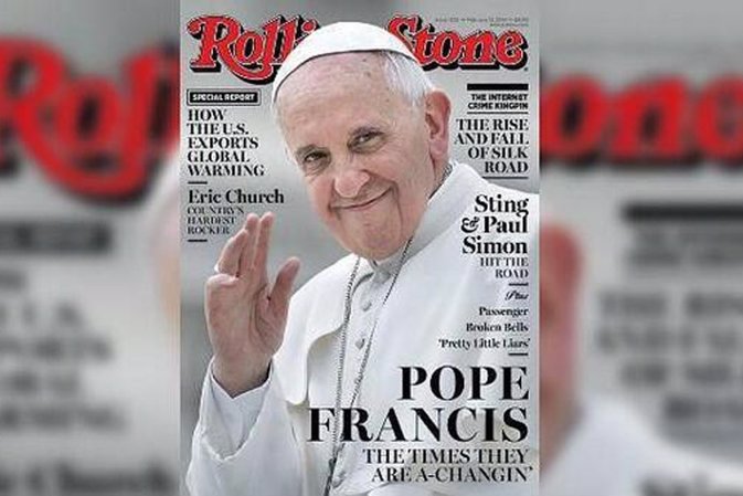 El Papa Francisco portada de Rolling Stone