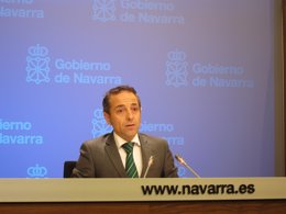 El portavoz del Gobierno de Navarra, Juan Luis Sánchez de Muniáin.
