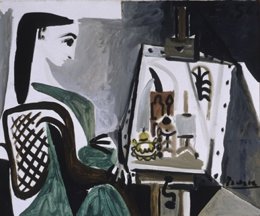 Mujer en el taller (Jacqueline Roque)