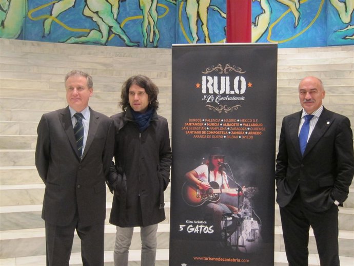 Rulo, con Eduardo Arasti y Santiago Recio