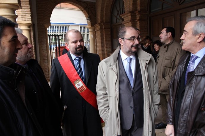 Lambán (PSOE) en Cariñena