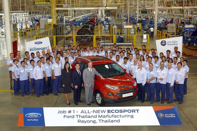 Inicio de producción del Ford EcoSport en Tailandia