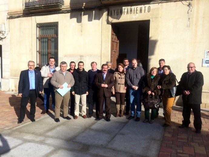 Reunión de José Castro con alcaldes de la Sierra de Segura