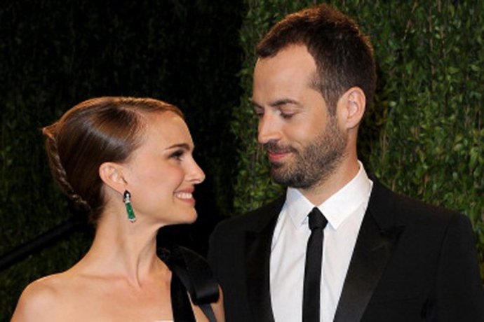 WEST HOLLYWOOD, CA - FEBRUARY 24:  Actress Natalie Portman (L) and choreographer