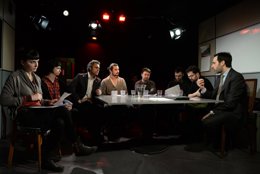 Rueda de prensa en la sala FlyHard