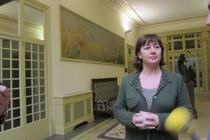 Francina Armengol en el Parlament