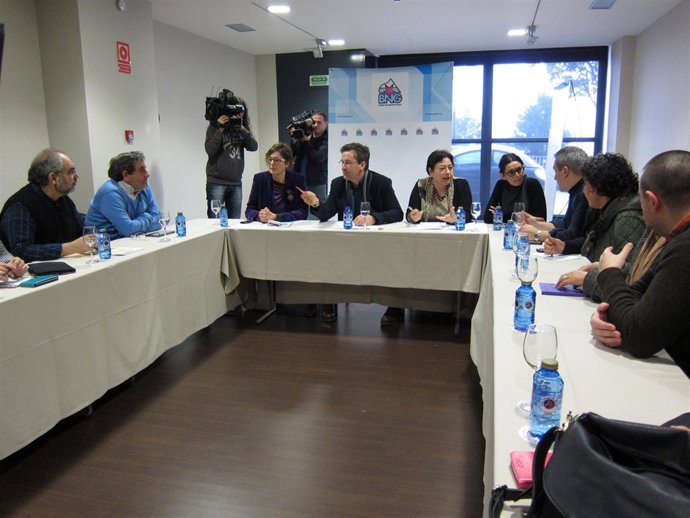 Reunión del BNG y la Plataforma SOS Sanidade Pública