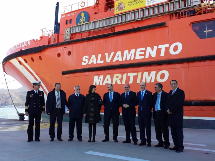 Salvamento Marítimo firma sendos convenios con la Región y UPCT