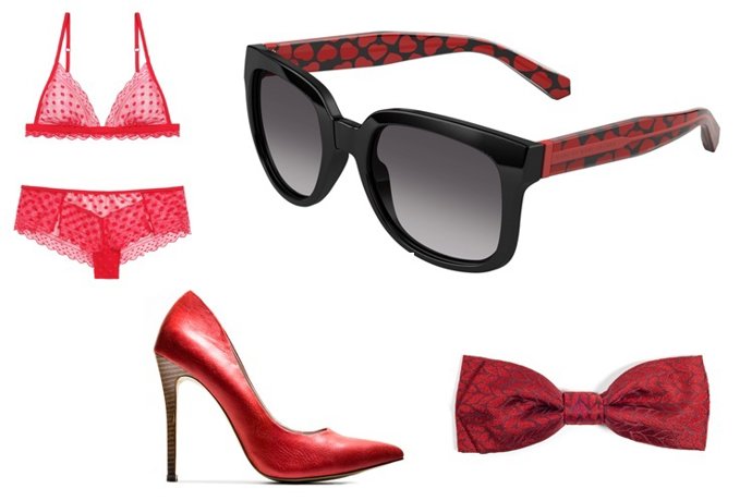 VISTE DE ROJO EN SAN VALENTIN
