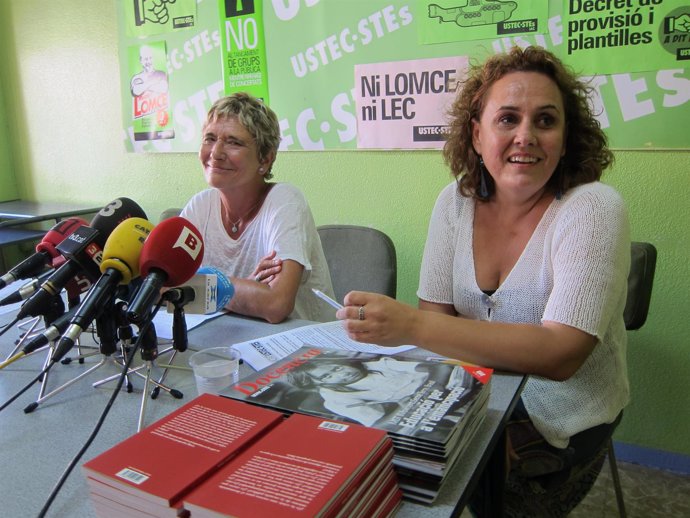 Rosa Cañadell y Ana Elvira Sánchez, Ustec·Stes