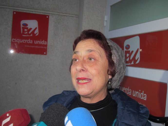 La diputada díscola de EU-IU Carmen Iglesias Sueiro