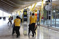 Los aeropuertos atendieron más de un millón de personas con movilidad reducida