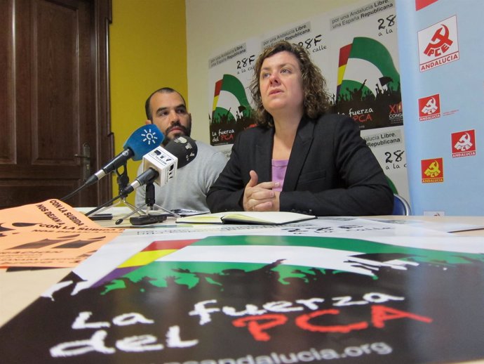 Mariscal y Doblas durante la rueda de prensa en Córdoba