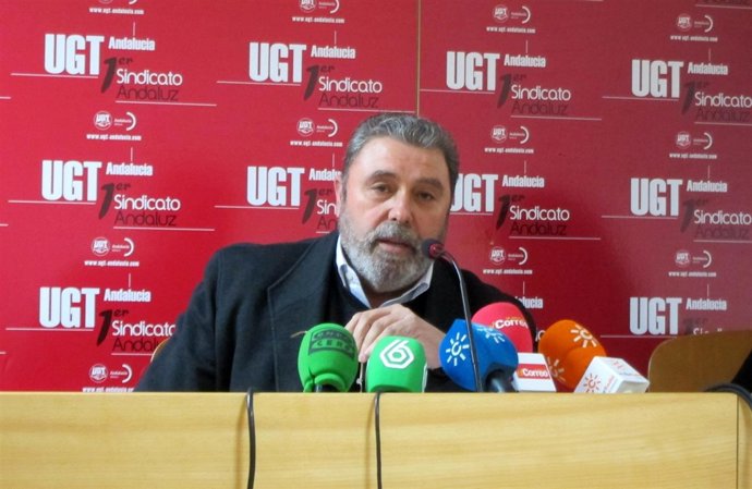 El secretario general de UGT Sevilla, Juan Bautista Ginés