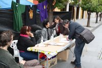IU-CA apoya a las familias de 'La Corrala Utopía' en su protesta de la calle San Fernando