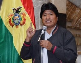 El presidente de Bolivia, Evo Morales                             