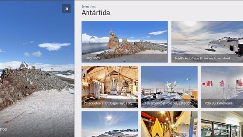 Google Street View en la Antártida