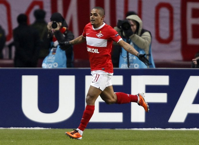 Welliton, en el Spartak de Moscú, nuevo jugador del Celta