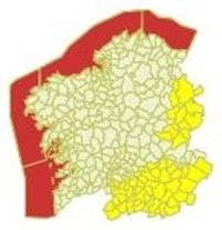 El litoral gallego estará este sábado en alerta roja por olas de más de 8 metros, que pueden alcanzar los 10 en A Coruña