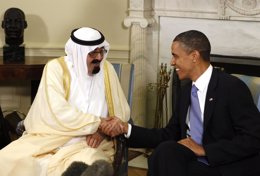 Obama Abdullah, rey de Arabia Saudí