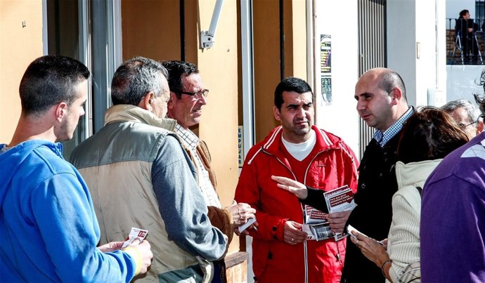 Portavoz del PSOE en Diputación, Francisco Conejo, campaña