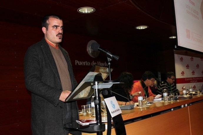 Daniel Hernando, nuevo secretario del PCA en Huelva. 
