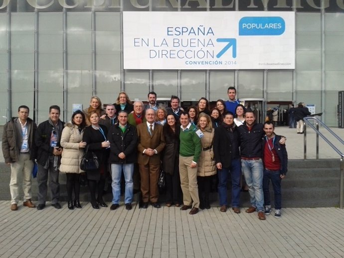 PP de Málaga en convención nacional de Valladolid