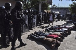 Operativo de seguridad en el estado mexicano de Guerrero