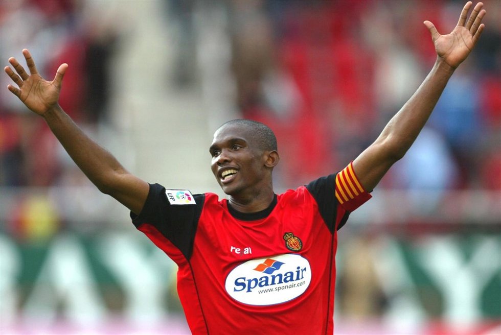 Samuel Eto'o con el Mallorca