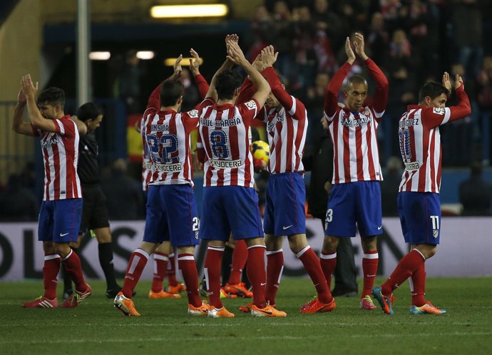 El Atlético de Madrid en el Vicente Calderón