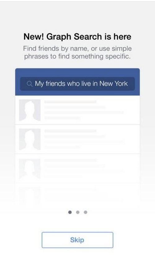 Facebook introduce Graph Search en su plataforma móvil