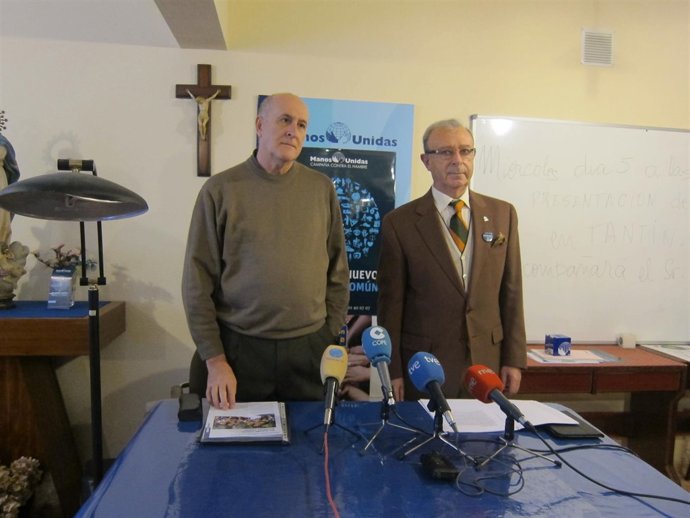 Juan Luis Alonso y el misionero Jesús Díaz