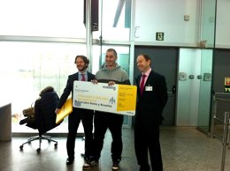 Vueling pasajero dos millones en Lavacolla