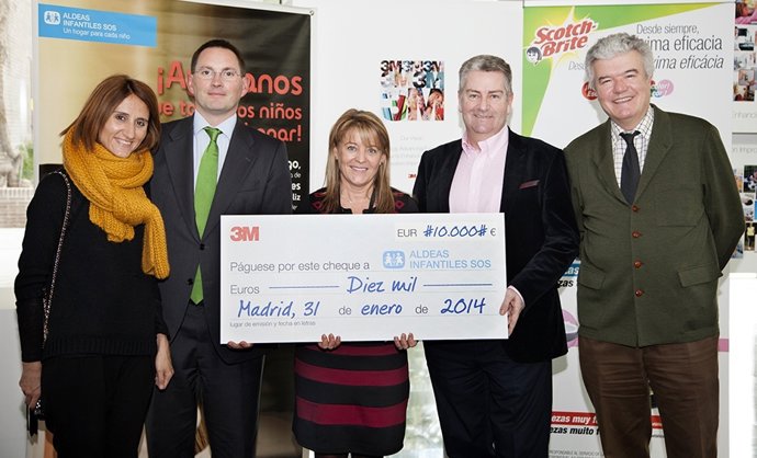 3M Scotch-Brite Dona 10.000 Euros A Aldeas Infantiles SOS Para Reformar Un Hogar