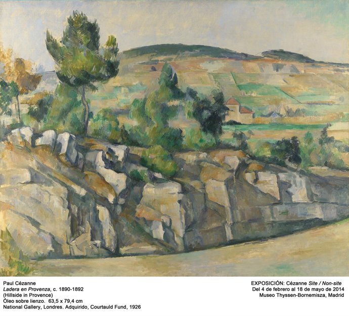 'Ladera En Provenza', Cézanne