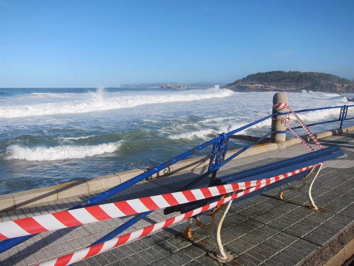 Daños del temporal en Santander