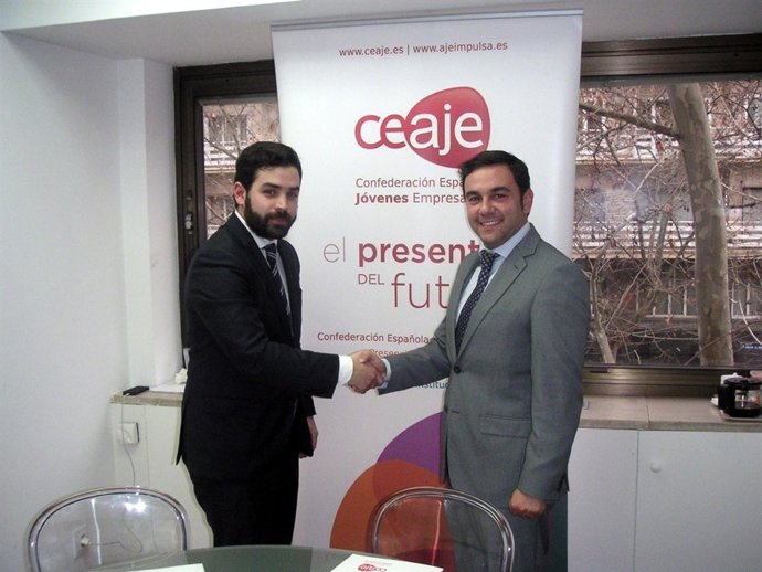 Ángel Gómez (Ceaje) y César Canedo (TrocoBuy)