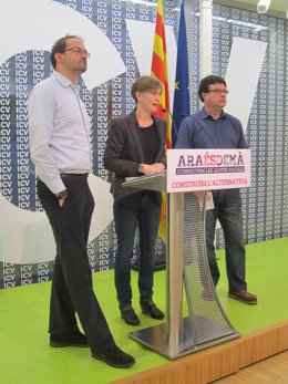 J.Herrera, D.Camats (ICV), J.J.Nuet (EUiA)