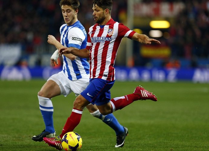 Diego Ribas en el Atlético Madrid - Real Sociedad