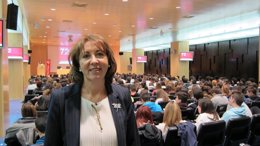 La responsable del Programa de Educación Financiera de Ibercaja, Ana Farré