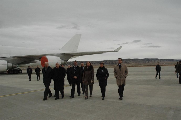 Rudi en el aeropuerto de Teruel