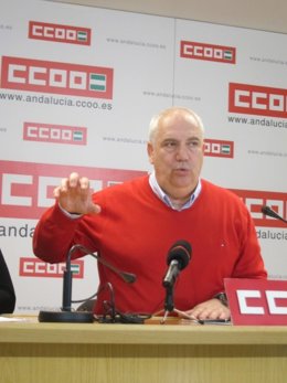 El secretario general de CCOO-A, Francisco Carbonero