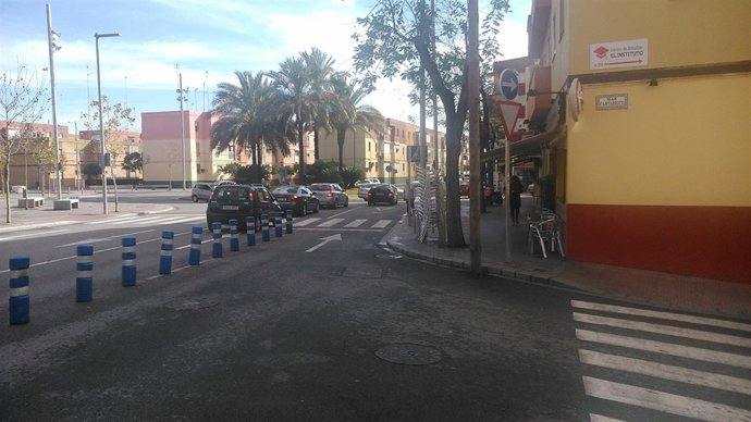 Pasos de peatones de Alcalá de Guadaíra.